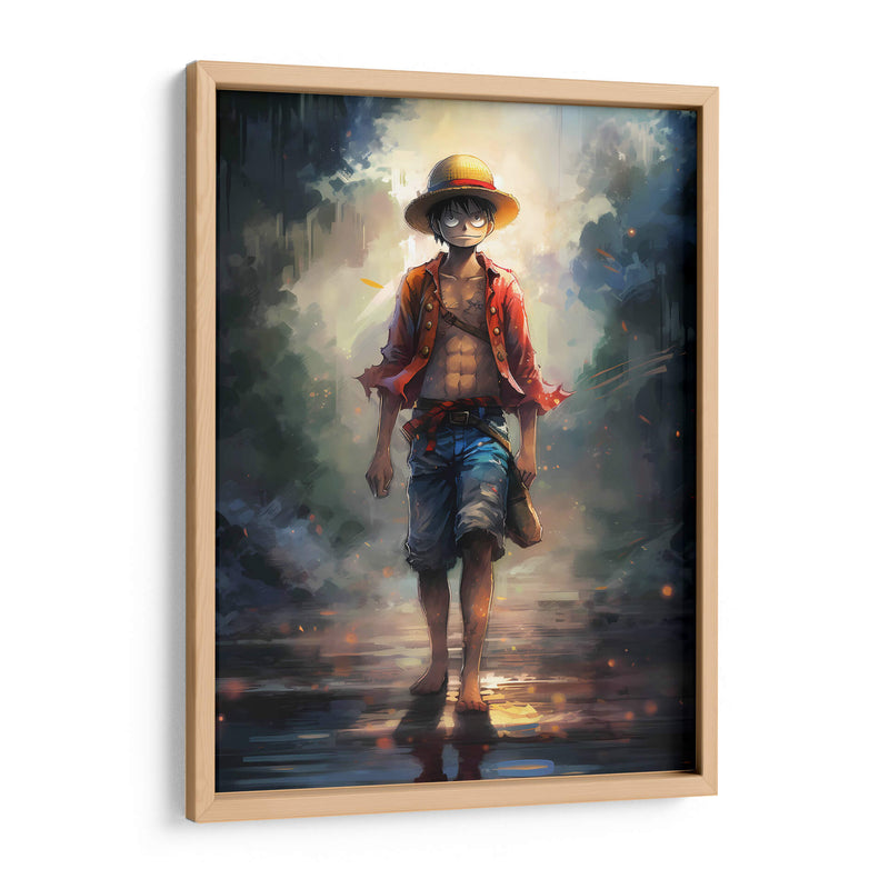 Monkey D Luffy - Impressionist Hero | Cuadro decorativo de Canvas Lab