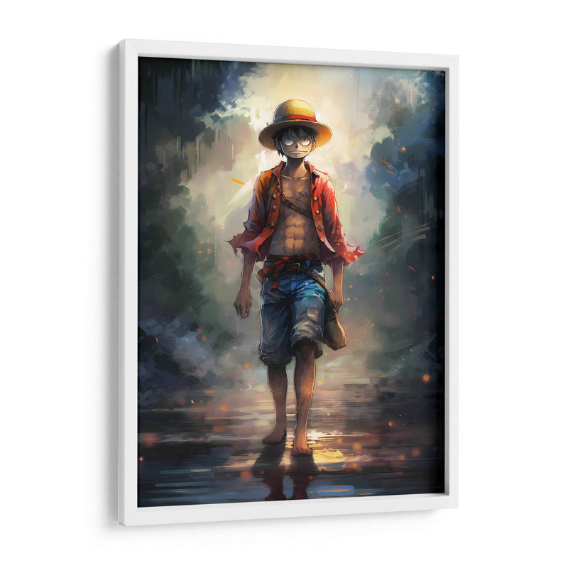Monkey D Luffy - Impressionist Hero | Cuadro decorativo de Canvas Lab