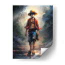 Monkey D Luffy - Impressionist Hero | Cuadro decorativo de Canvas Lab