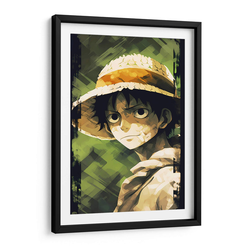 Monkey D Luffy 2 - Impressionist Hero | Cuadro decorativo de Canvas Lab