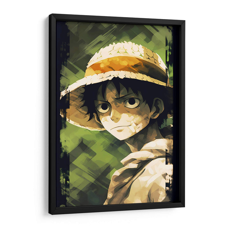 Monkey D Luffy 2 - Impressionist Hero | Cuadro decorativo de Canvas Lab