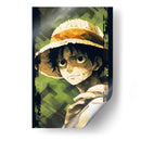 Monkey D Luffy 2 - Impressionist Hero | Cuadro decorativo de Canvas Lab