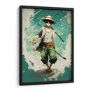 Monkey D Luffy 3 - Impressionist Hero | Cuadro decorativo de Canvas Lab