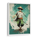 Monkey D Luffy 3 - Impressionist Hero | Cuadro decorativo de Canvas Lab