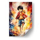One Piece Hero - Impressionist Hero | Cuadro decorativo de Canvas Lab