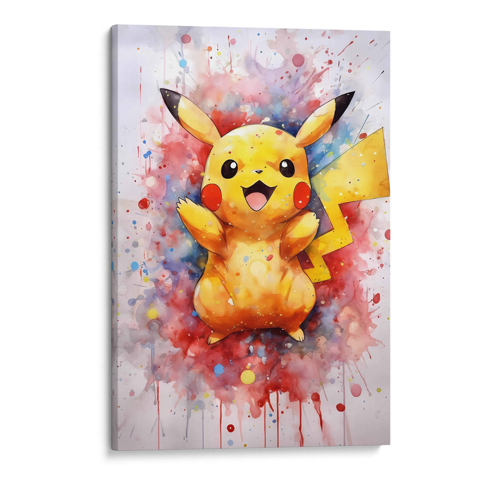 Pikachu - Impressionist Hero | Cuadro decorativo de Canvas Lab