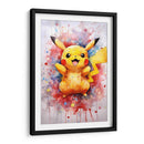 Pikachu - Impressionist Hero | Cuadro decorativo de Canvas Lab