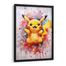Pikachu - Impressionist Hero | Cuadro decorativo de Canvas Lab