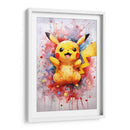 Pikachu - Impressionist Hero | Cuadro decorativo de Canvas Lab