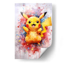 Pikachu - Impressionist Hero | Cuadro decorativo de Canvas Lab