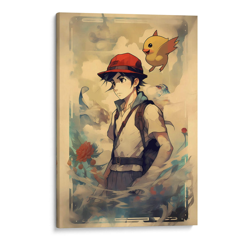 Ash Ketchum - Impressionist Hero | Cuadro decorativo de Canvas Lab