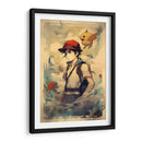 Ash Ketchum - Impressionist Hero | Cuadro decorativo de Canvas Lab