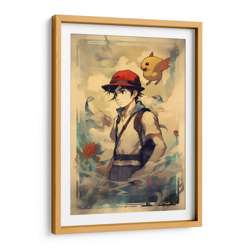 Ash Ketchum - Impressionist Hero | Cuadro decorativo de Canvas Lab