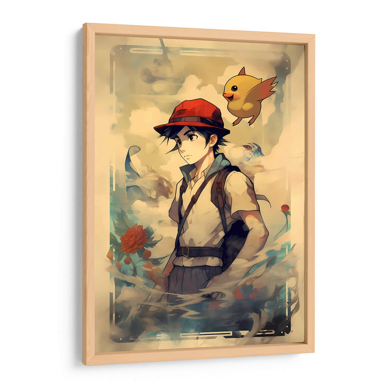 Ash Ketchum - Impressionist Hero | Cuadro decorativo de Canvas Lab
