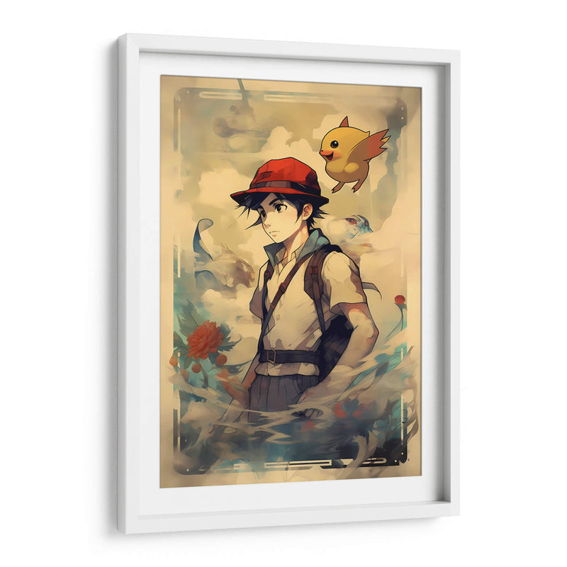 Ash Ketchum - Impressionist Hero | Cuadro decorativo de Canvas Lab