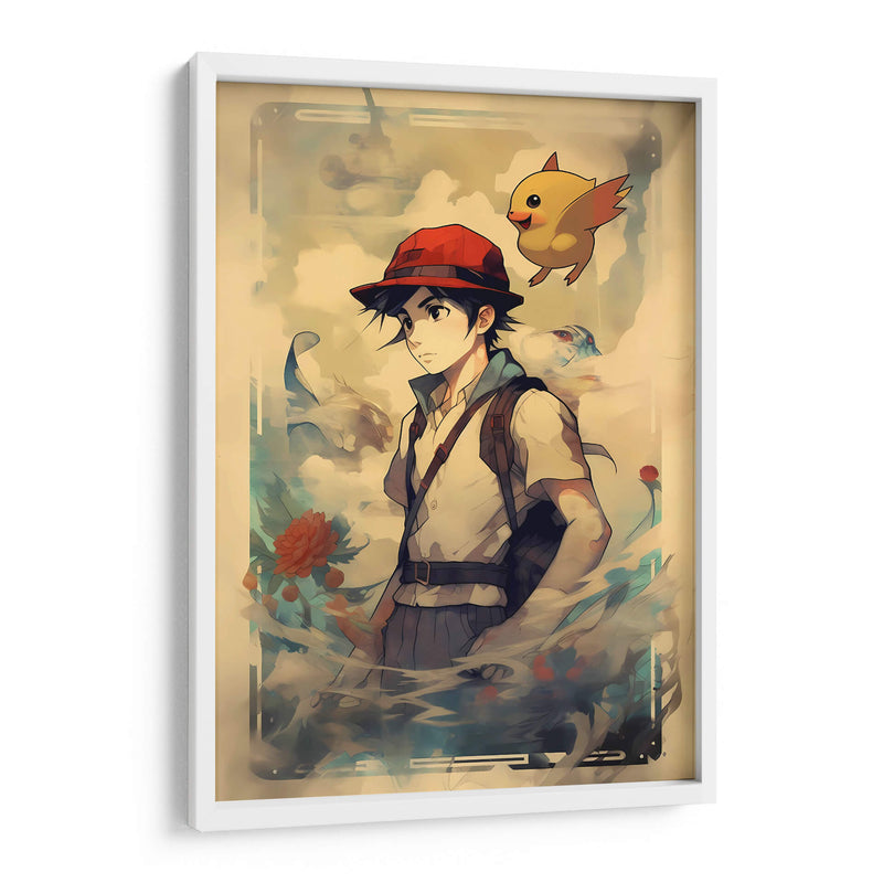 Ash Ketchum - Impressionist Hero | Cuadro decorativo de Canvas Lab