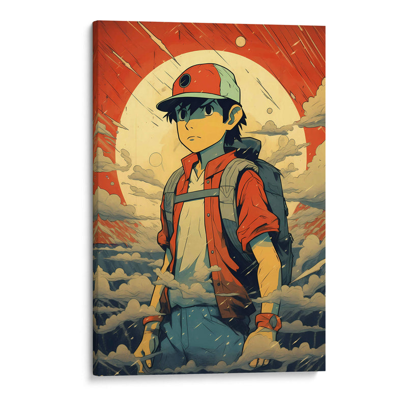 Ash Ketchum 2 - Impressionist Hero | Cuadro decorativo de Canvas Lab