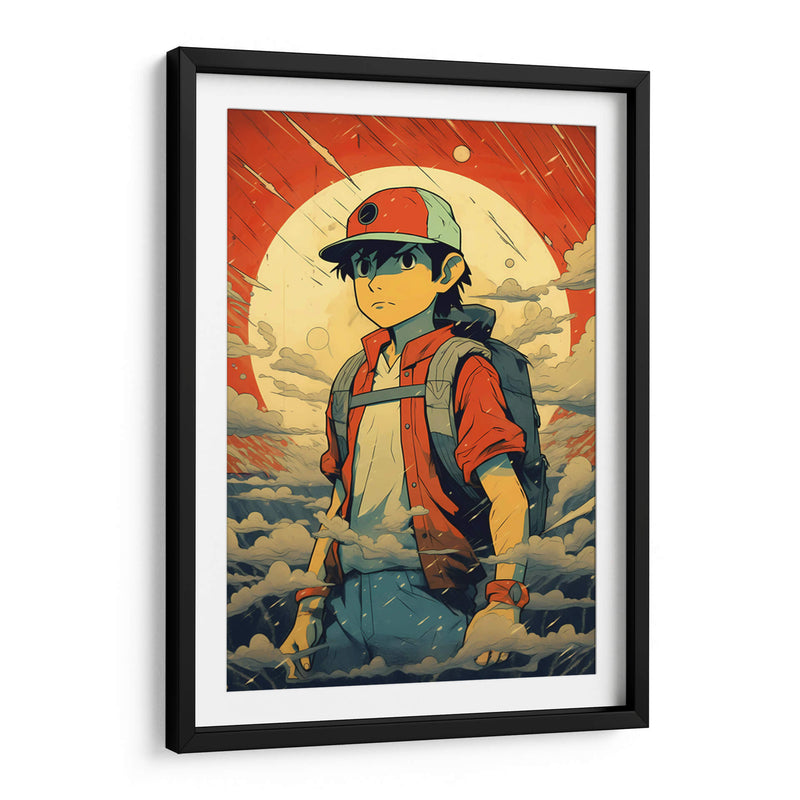 Ash Ketchum 2 - Impressionist Hero | Cuadro decorativo de Canvas Lab