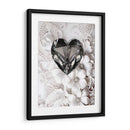 Crorazón de Diamante Negro Sobre Encaje Blanco - DeLaVegaGaming | Cuadro decorativo de Canvas Lab