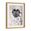 Crorazón de Diamante Negro Sobre Encaje Blanco - DeLaVegaGaming | Cuadro decorativo de Canvas Lab