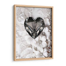 Crorazón de Diamante Negro Sobre Encaje Blanco - DeLaVegaGaming | Cuadro decorativo de Canvas Lab