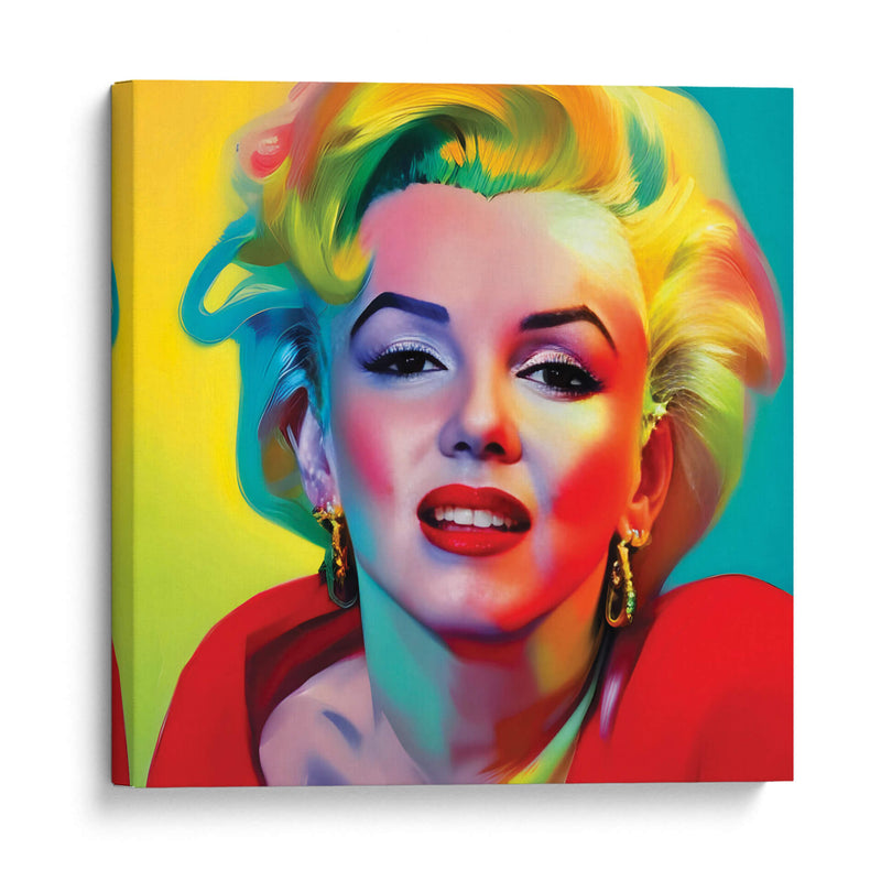 Marilyn Vibrante - Paltik Arte Digital | Cuadro decorativo de Canvas Lab