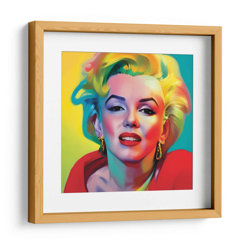 Marilyn Vibrante - Paltik Arte Digital | Cuadro decorativo de Canvas Lab