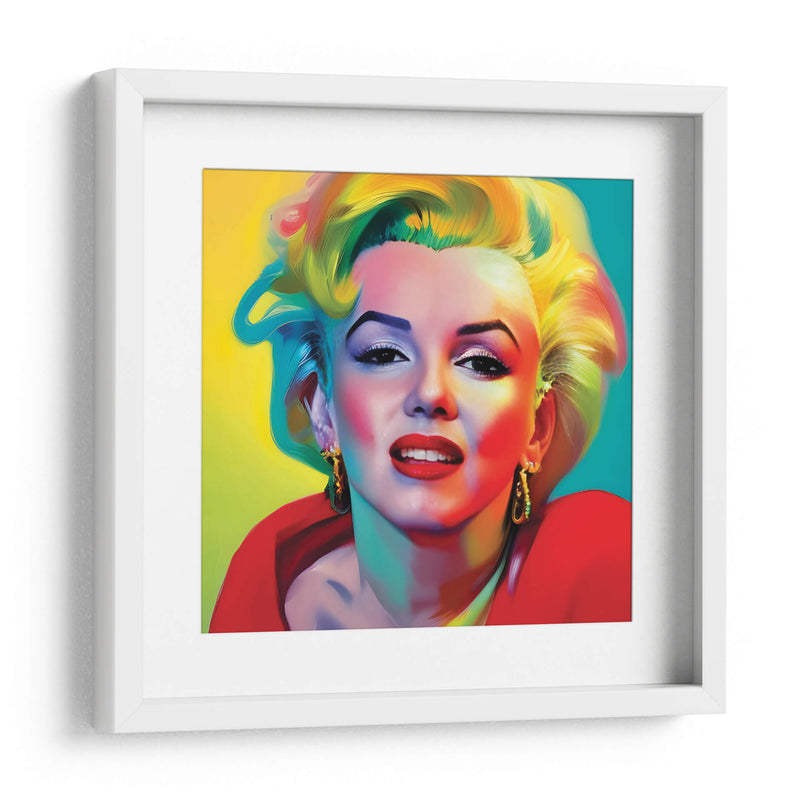 Marilyn Vibrante - Paltik Arte Digital | Cuadro decorativo de Canvas Lab
