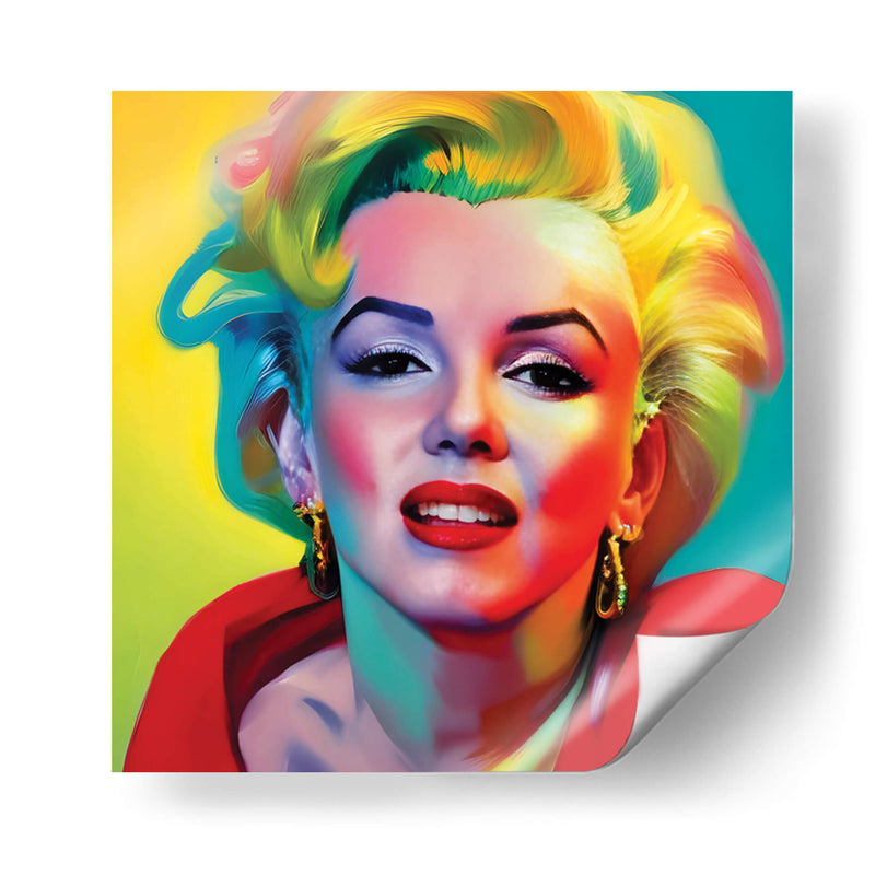 Marilyn Vibrante - Paltik Arte Digital | Cuadro decorativo de Canvas Lab