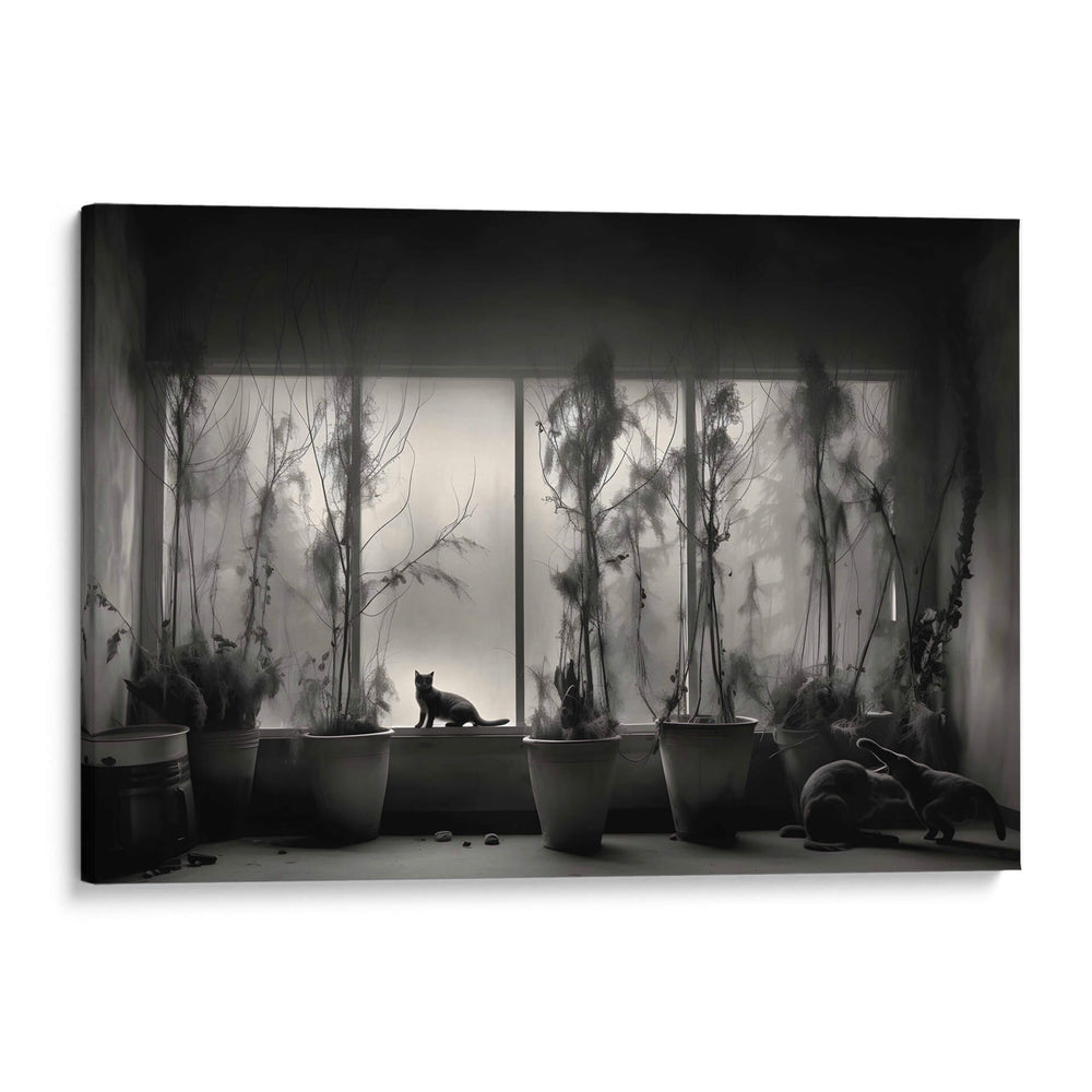 Casa con Gatos - Juliana Estrada | Cuadro decorativo de Canvas Lab