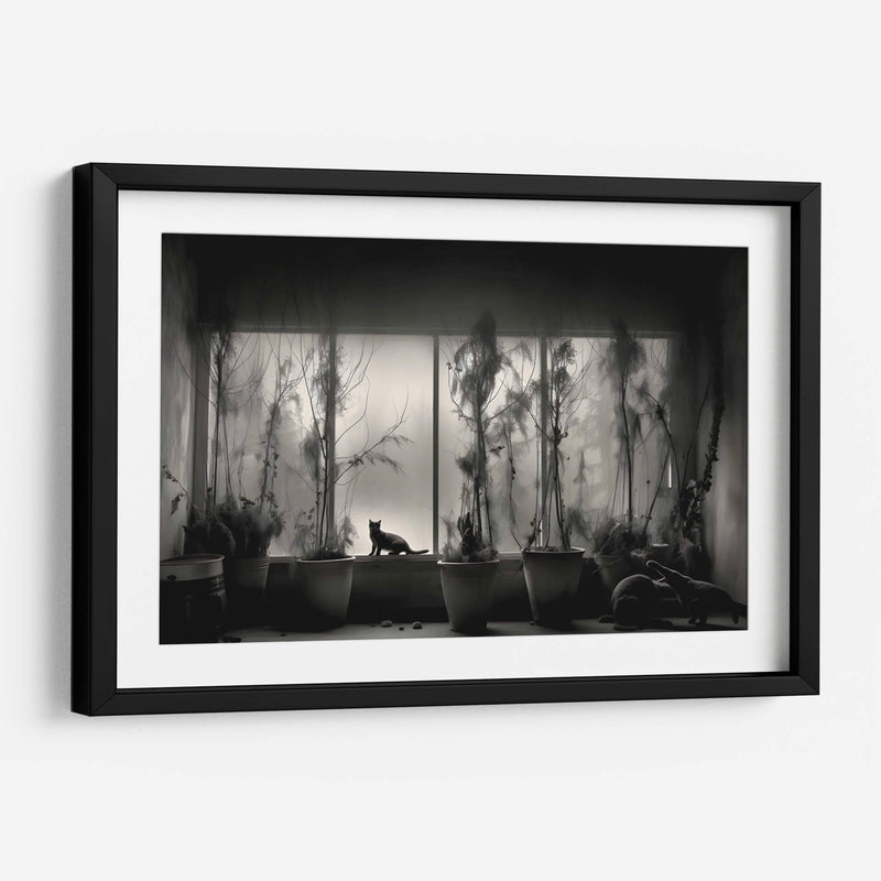 Casa con Gatos - Juliana Estrada | Cuadro decorativo de Canvas Lab