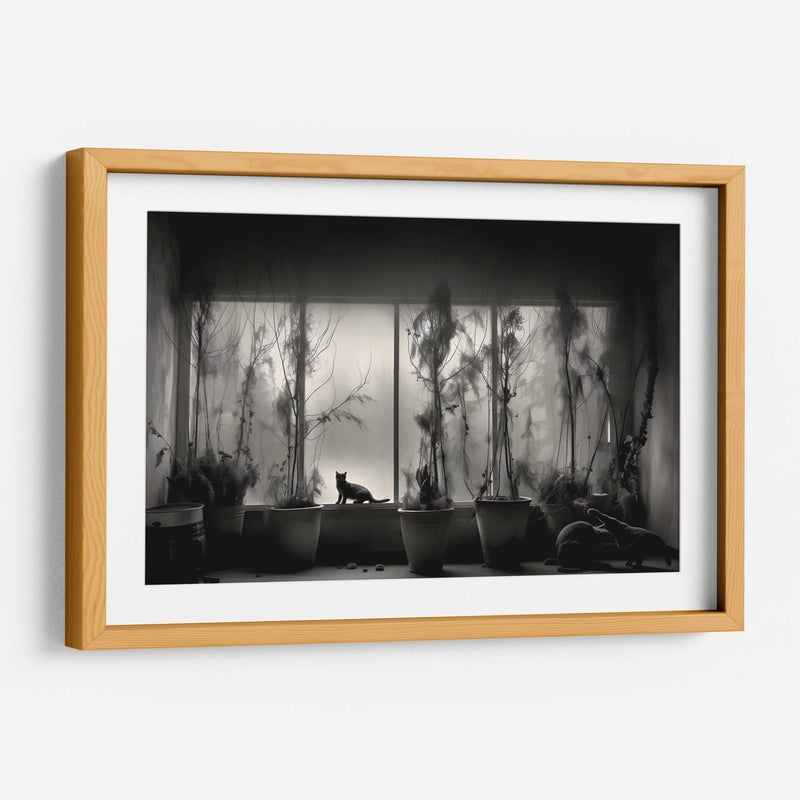 Casa con Gatos - Juliana Estrada | Cuadro decorativo de Canvas Lab