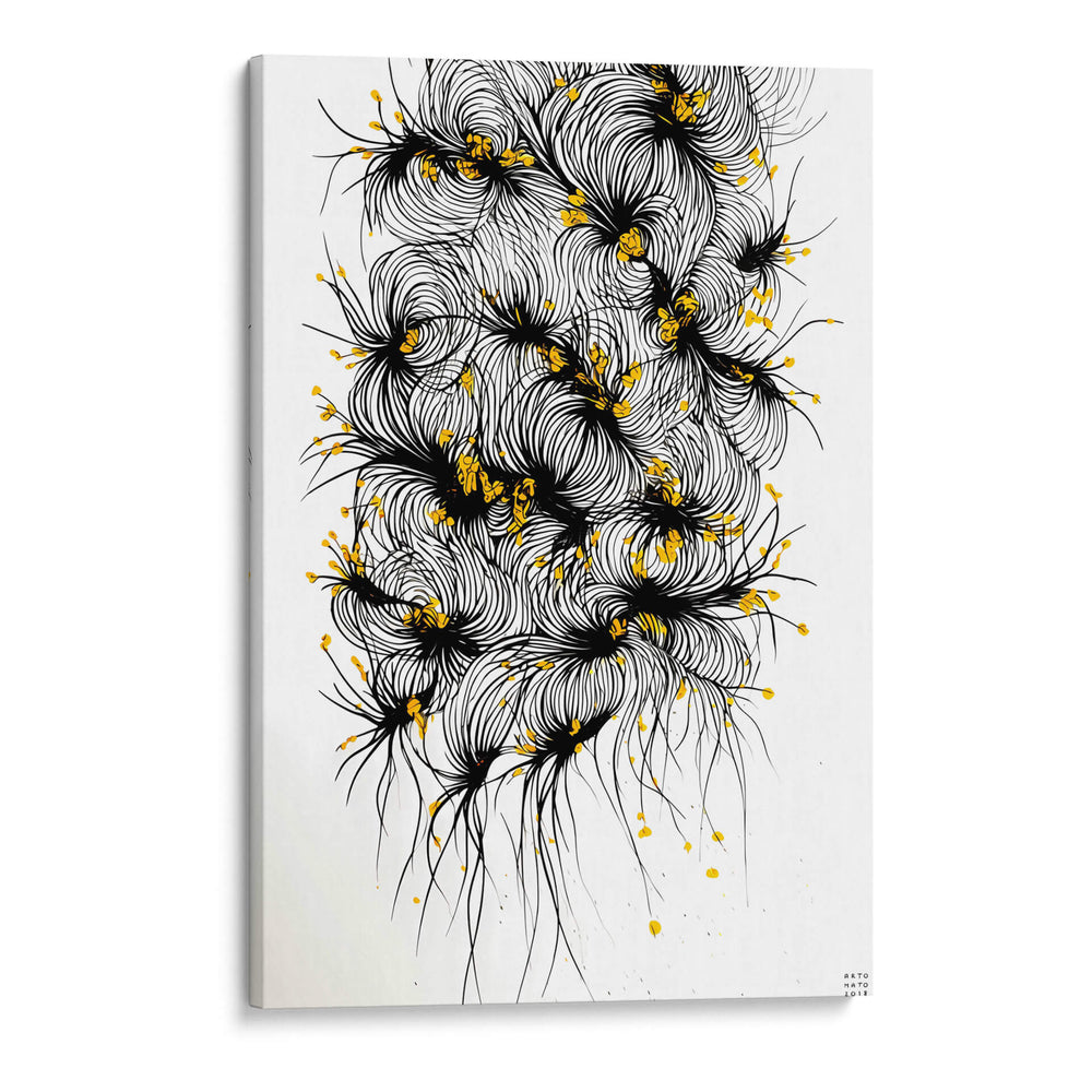 Entramado de campanas doradas - Artomato | Cuadro decorativo de Canvas Lab