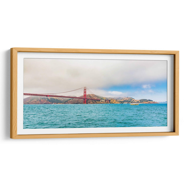 Panorámica del Puente Golden gate - Guillermo Aparicio | Cuadro decorativo de Canvas Lab