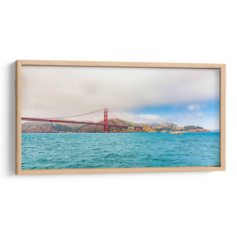 Panorámica del Puente Golden gate - Guillermo Aparicio | Cuadro decorativo de Canvas Lab