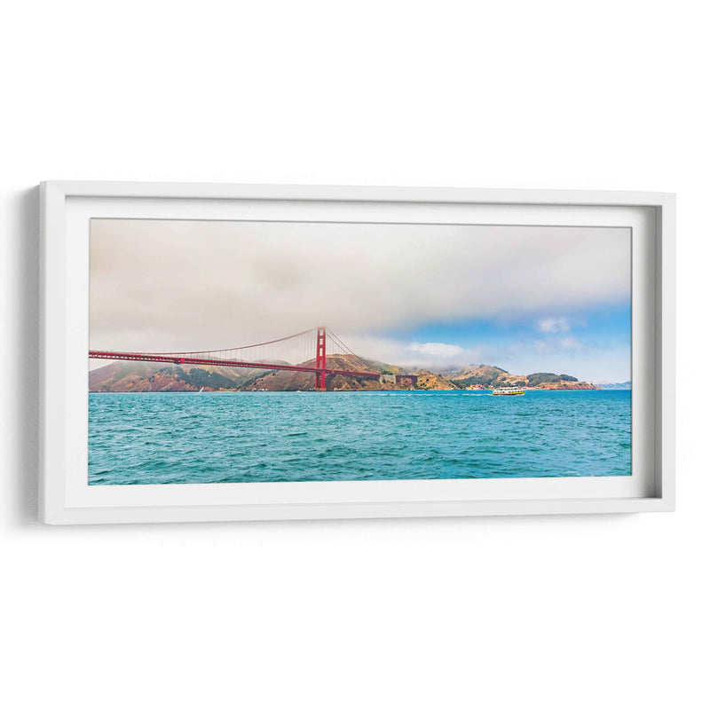 Panorámica del Puente Golden gate - Guillermo Aparicio | Cuadro decorativo de Canvas Lab