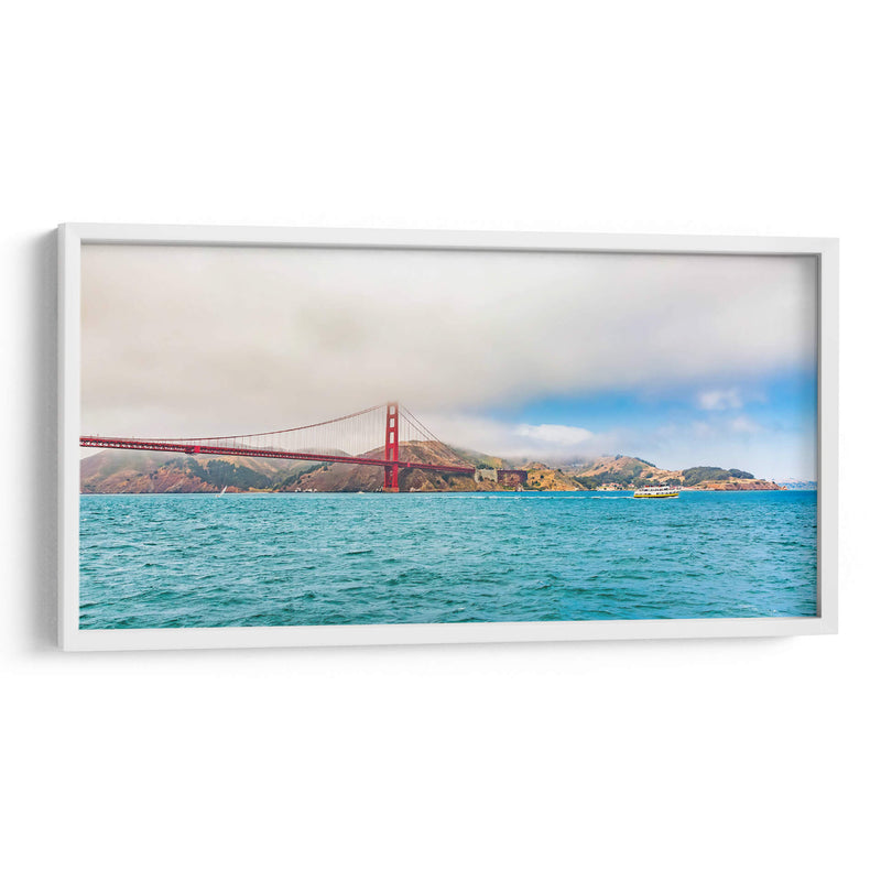 Panorámica del Puente Golden gate - Guillermo Aparicio | Cuadro decorativo de Canvas Lab
