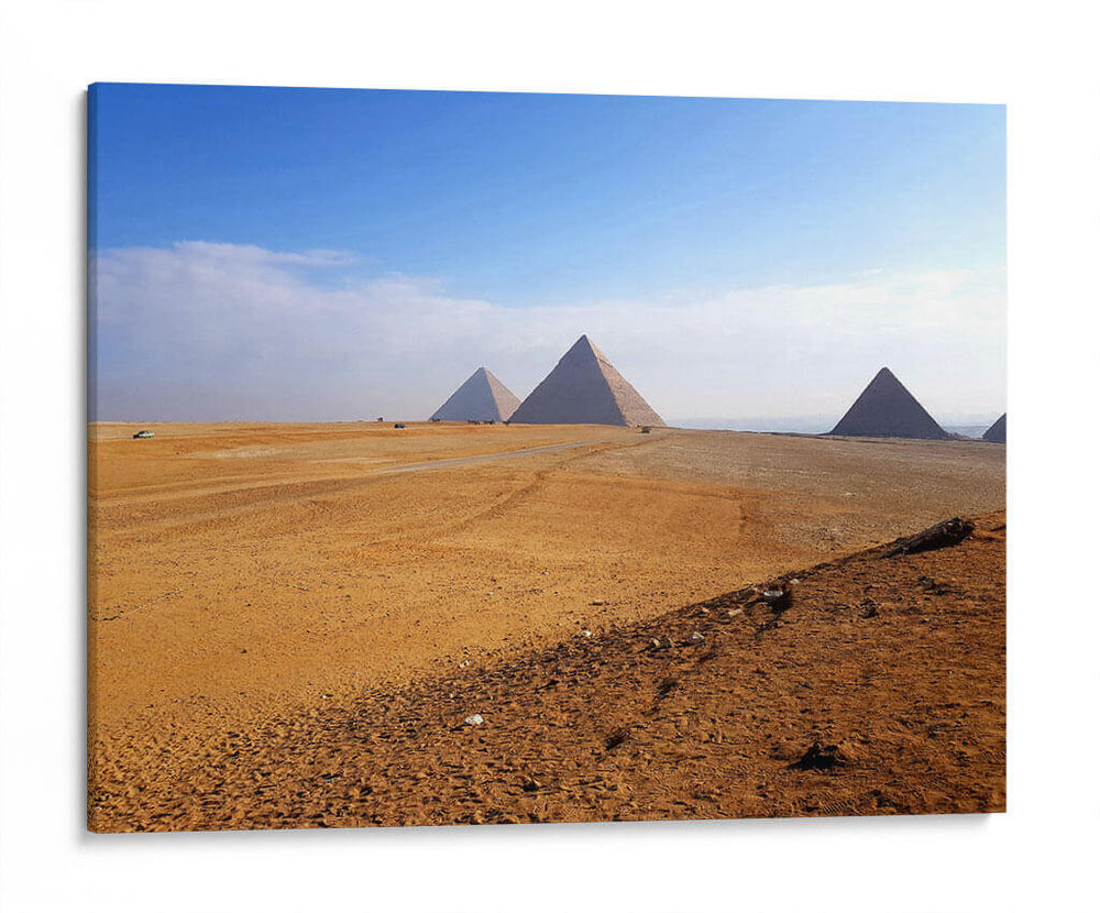 Maravillas del mundo, pirámides de Egipto Giza - Anivpaz | Cuadro decorativo de Canvas Lab