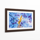 Ángel de la Independencia entre flores de jacaranda - Guillermo Aparicio | Cuadro decorativo de Canvas Lab