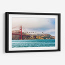 Parvada de gansos frente al Puente Golden Gate - Guillermo Aparicio | Cuadro decorativo de Canvas Lab