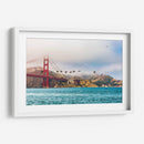 Parvada de gansos frente al Puente Golden Gate - Guillermo Aparicio | Cuadro decorativo de Canvas Lab