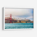 Parvada de gansos frente al Puente Golden Gate - Guillermo Aparicio | Cuadro decorativo de Canvas Lab