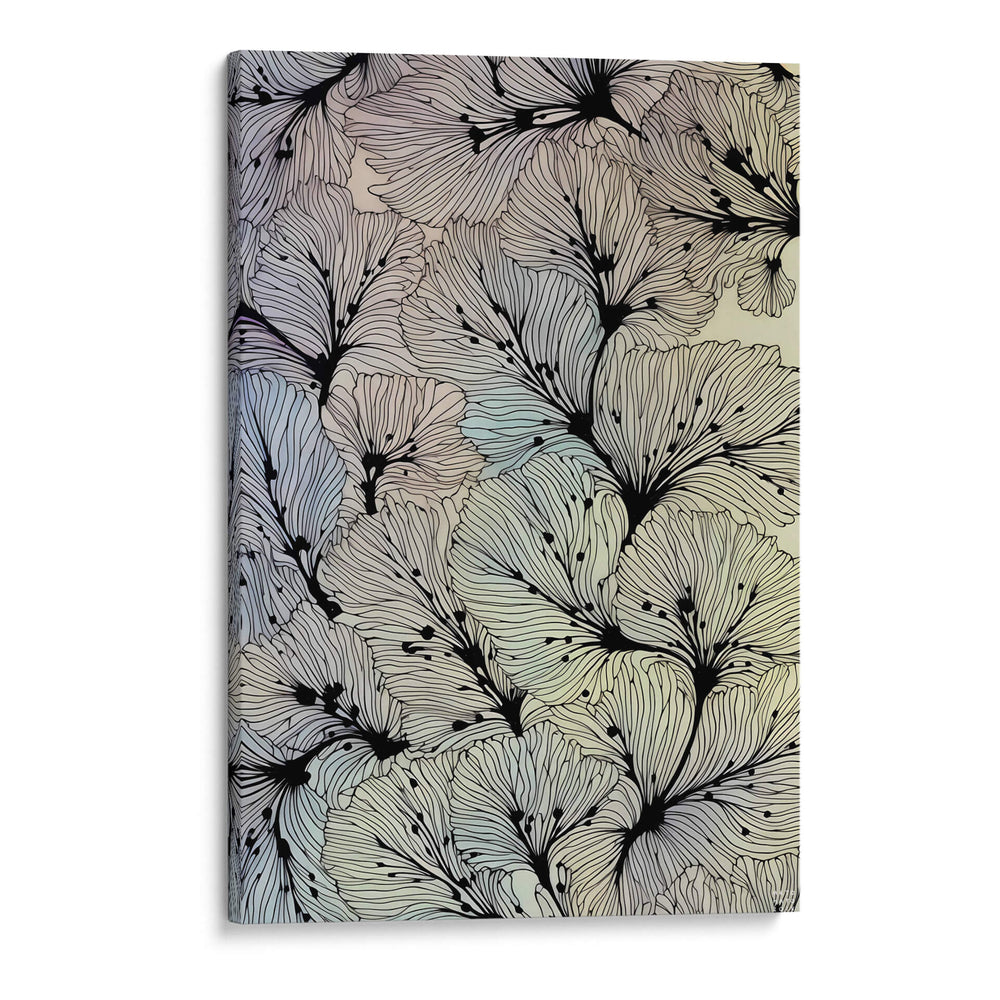Hojas   Flores - Artomato | Cuadro decorativo de Canvas Lab