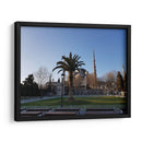 Mezquita detrás de una palmera - Anivpaz | Cuadro decorativo de Canvas Lab