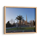 Mezquita detrás de una palmera - Anivpaz | Cuadro decorativo de Canvas Lab