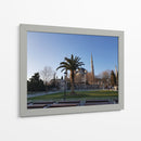 Mezquita detrás de una palmera - Anivpaz | Cuadro decorativo de Canvas Lab