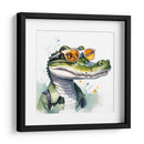 Cocodrilo a la moda - Mavel Per | Cuadro decorativo de Canvas Lab