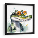Cocodrilo a la moda - Mavel Per | Cuadro decorativo de Canvas Lab
