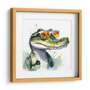 Cocodrilo a la moda - Mavel Per | Cuadro decorativo de Canvas Lab