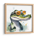 Cocodrilo a la moda - Mavel Per | Cuadro decorativo de Canvas Lab